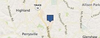 Record Town Inc location map