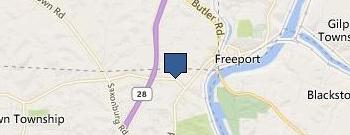 Pittsburgh Buddhist Center location map