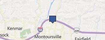Girl Scouts location map