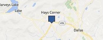 Luzerne County Fair location map