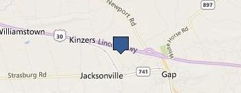 Urban Outfitters Distribution location map