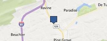 Lake Wynonah Property Owners location map
