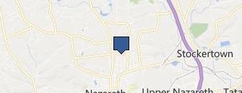 Martin Guitar CO location map