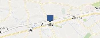 Lebanon Valley College location map