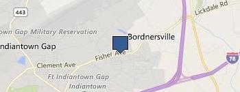 Adjutant General location map