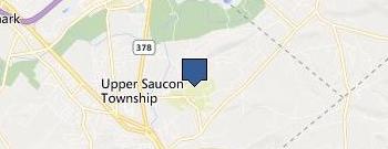 DE Sales University location map