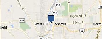 Mc Connell William G location map