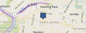 Philly Pretzel Factory location map