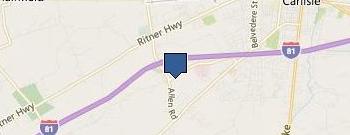 Allen Distribution location map