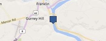 OARS (Outdoor Allegheny River Services) location map