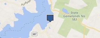 Ehrhardt's Waterfront Banquet location map