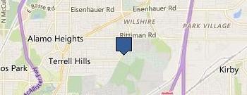 Fort Sam Houston National location map