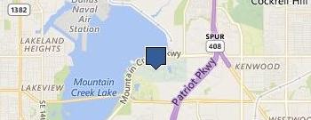Dallas-Ft Worth National Cemetery location map