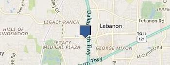 Frisco Kids Dentistry location map