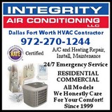 Integrity Air Conditioning LLC - Heating & Air Conditioning / HVAC in Mesquite