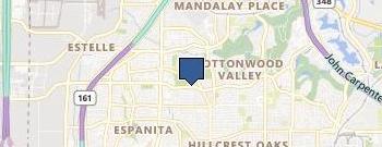 DFW TAXICAB -Dallas Town car limo location map