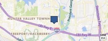 DFW Taxi Express location map