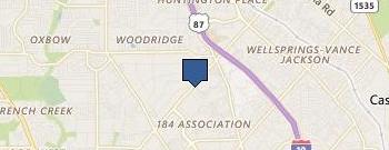 BMI of Texas location map