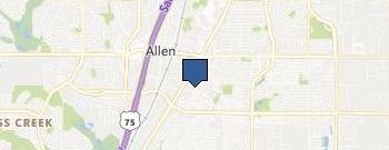 Carpet Cleaning Allen location map
