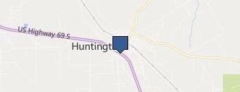 Huntington Speed Mart location map
