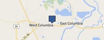 Brazoria County Justice-Peace location map