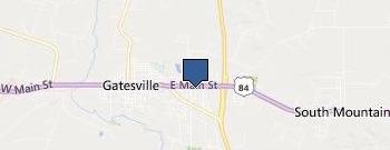 Gatesville High School Art Bld location map
