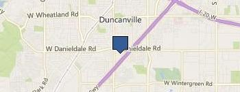 Duncanville City Street Department location map
