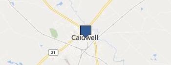 Burleson County Dist Court Jdg location map