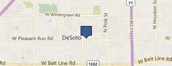 Desoto Economic Development Corporation location map