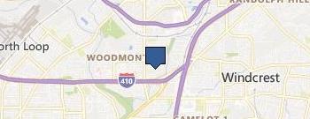 San Antonio Roofers Supply location map