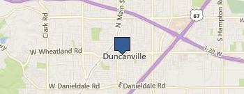 Duncanville Utility Billing location map