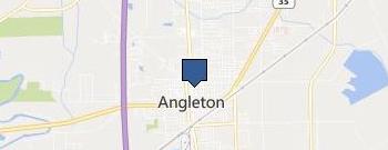 Brazoria County Judge location map