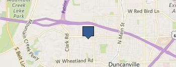 Duncanville High Sch-Mentor location map