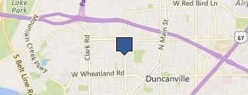 Metrotex Association location map
