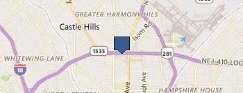 Impression Bridal location map