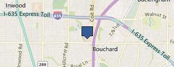 Texas Internists location map