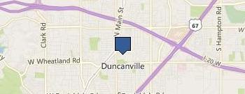 Duncanville Independent School District location map