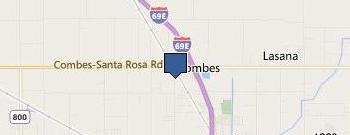 Combes Headstart location map