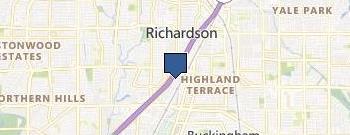 Town North Mazda location map