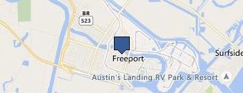 Freeport Municipal Court Clerk location map