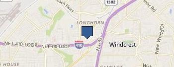 Real Estate Council-San Antn location map
