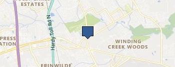 Houston Concrete Construction location map