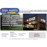 Sign Matrix - Manufacturer in Houston