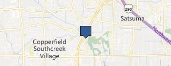 Texas Yoga Center location map