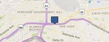Super 8 location map
