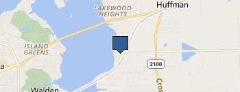 Houston City-Work Department Dist location map