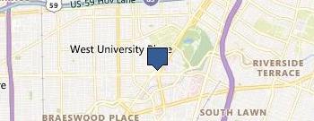 Texas Woman's Univ Houston Center location map