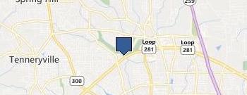 Aflac location map