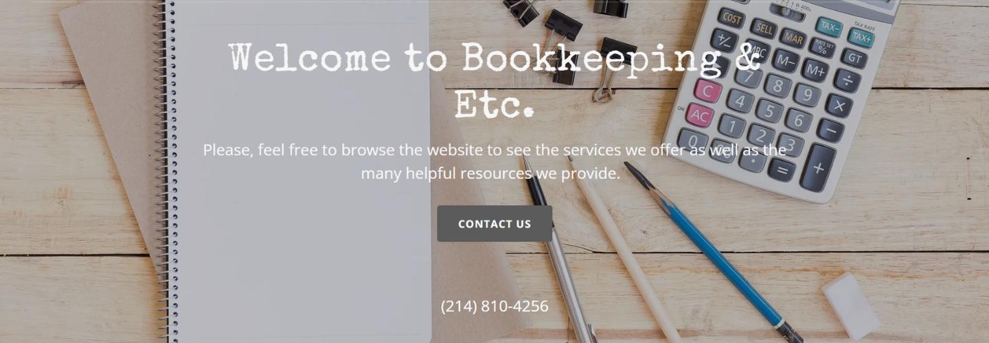 Bookkeeping & Etc. cover photo