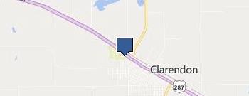 Clarendon College location map